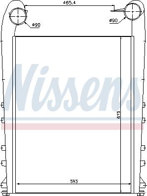 Nissens 97058 - Chladič turba parts5.com