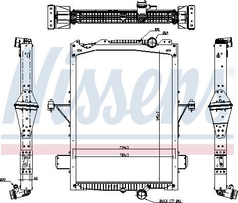 Nissens 65624 - Radiator, racire motor parts5.com