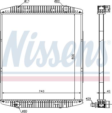 Nissens 619730 - Ψυγείο, ψύξη κινητήρα parts5.com