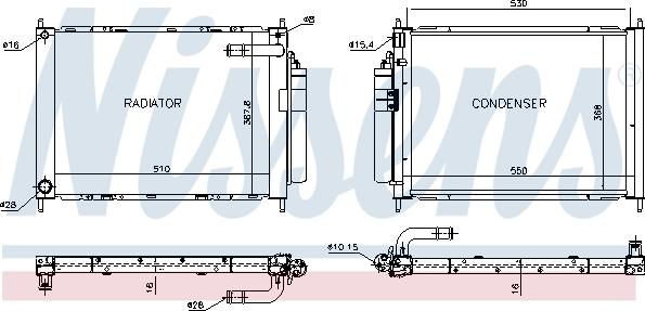 Nissens 68747 - Modul racire parts5.com