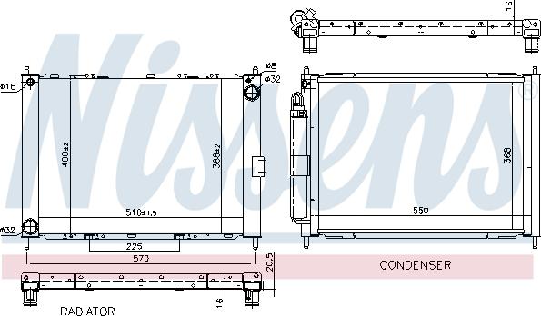 Nissens 68757 - Modul racire parts5.com