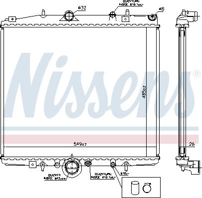 Nissens 63695A - Hladnjak, hlađenje motora parts5.com