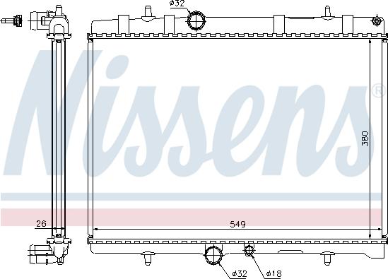 Nissens 63689A - Radiator, engine cooling parts5.com