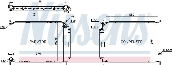 Nissens 637636 - Modul racire parts5.com