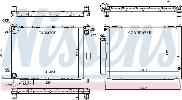 Nissens 637625 - Modul racire parts5.com