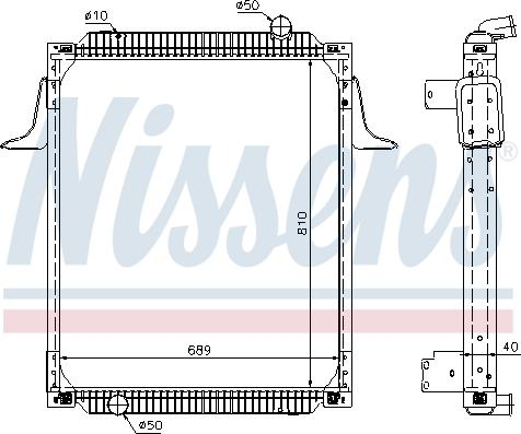 Nissens 63789A - Chladič, chlazení motoru parts5.com