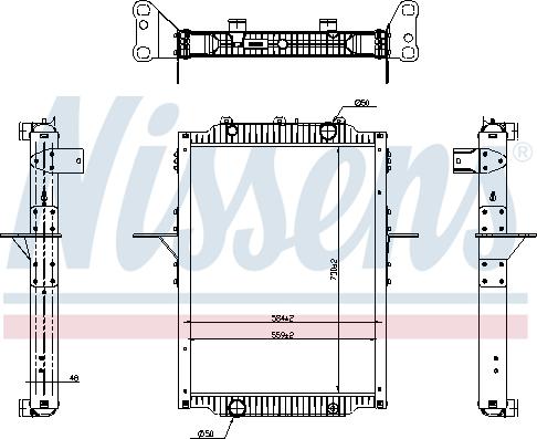 Nissens 637879 - Radiator, racire motor parts5.com