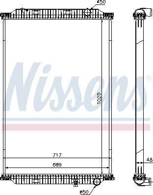 Nissens 637780 - Hladnjak, hlađenje motora parts5.com