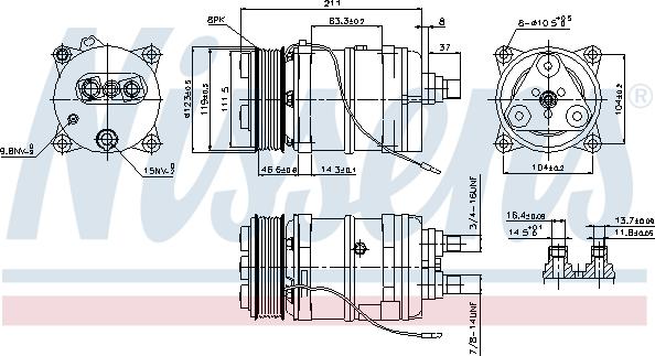 Nissens 899919 - Kompresor, klimtatska naprava parts5.com