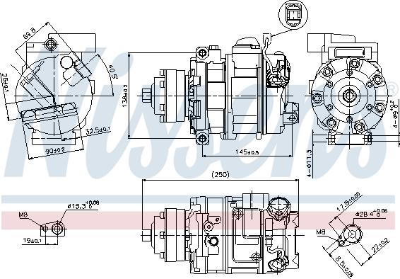 Nissens 89418 - Compresor, aire acondicionado parts5.com