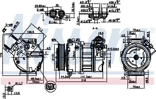 Nissens 890123 - Kompresor, klimatyzacja parts5.com