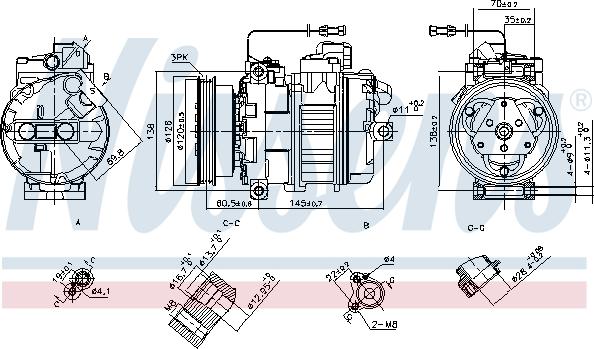 Nissens 89027 - Kompresor, klimatizace parts5.com