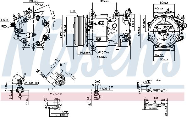 Nissens 890744 - Compresor, aire acondicionado parts5.com