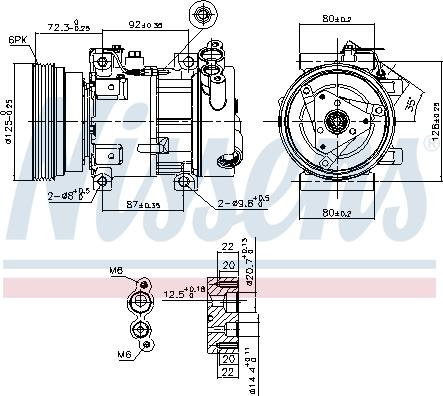 Nissens 89148 - Compressor, air conditioning parts5.com