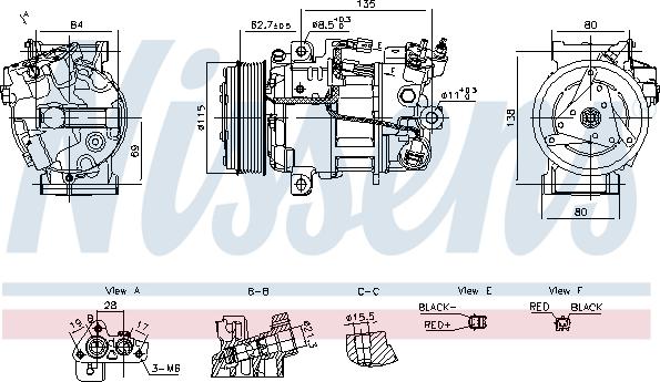 Nissens 891042 - Kompressor, Klimaanlage parts5.com