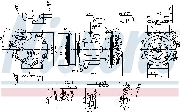 Nissens 89362 - Compresor, aire acondicionado parts5.com