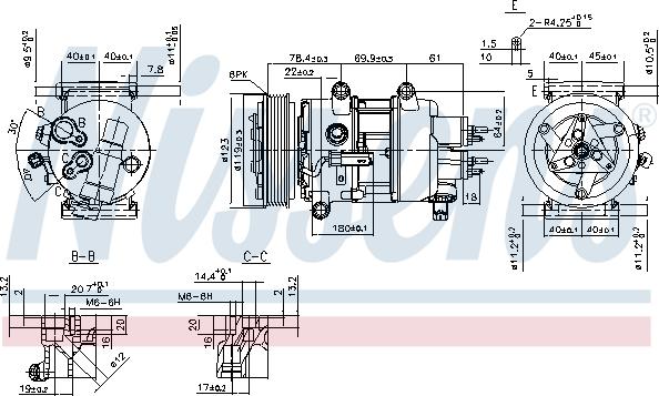 Nissens 89201 - Kompresor, klimtatska naprava parts5.com