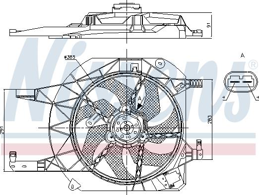 Nissens 85883 - Ventilátor, motorhűtés parts5.com