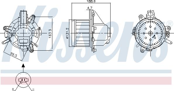 Nissens 87542 - Ventilator, habitaclu parts5.com