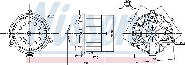 Nissens 87618 - Ventilator, habitaclu parts5.com