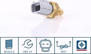 Nissens 207043 - Érzékelő, hűtőfolyadék-hőmérséklet parts5.com