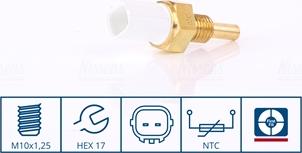 Nissens 207066 - Sensor, Kühlmitteltemperatur parts5.com