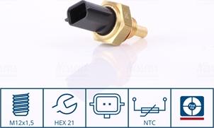 Nissens 207022 - Sensor, coolant temperature parts5.com