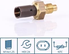 Nissens 207075 - Sonde de température, liquide de refroidissement parts5.com