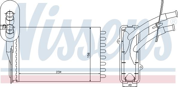 Nissens 73961 - Lämmityslaitteen kenno parts5.com