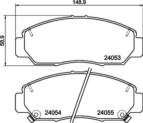 QUARO QP3211 - Kit de plaquettes de frein, frein à disque parts5.com