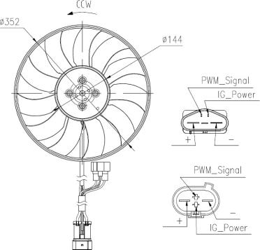 NRF 47969 - Βεντιλατέρ, ψύξη κινητήρα parts5.com