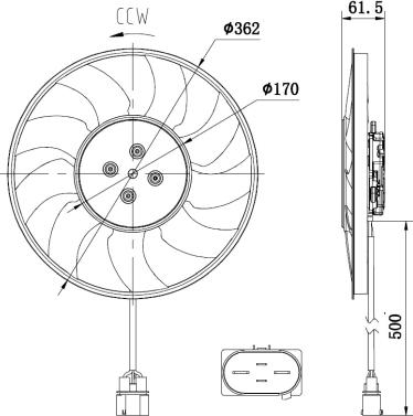 NRF 47931 - Ventilador, refrigeración del motor parts5.com