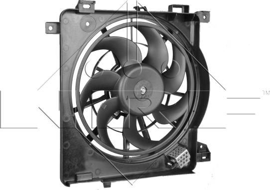 NRF 47622 - Fan, radiator parts5.com