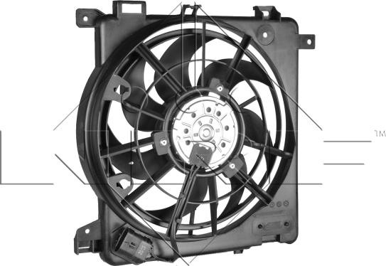 NRF 47622 - Fan, radiator parts5.com