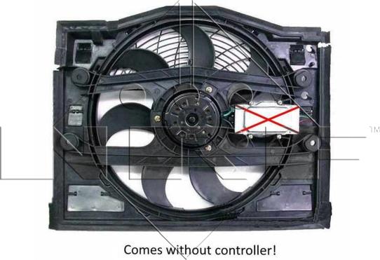 NRF 47027 - Ventilator, radiator parts5.com