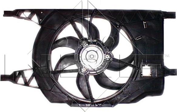 NRF 47366 - Ventilator, hlađenje motora parts5.com