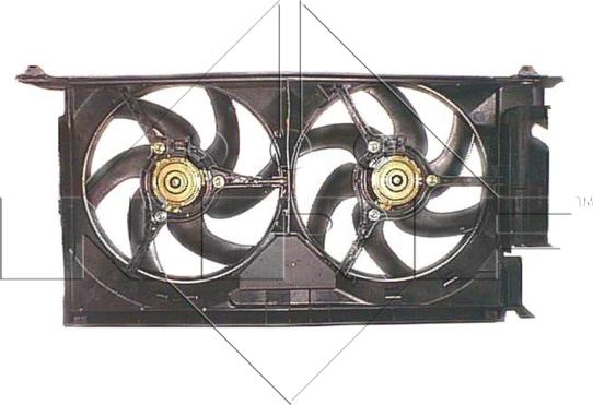 NRF 47334 - Fan, radiator parts5.com