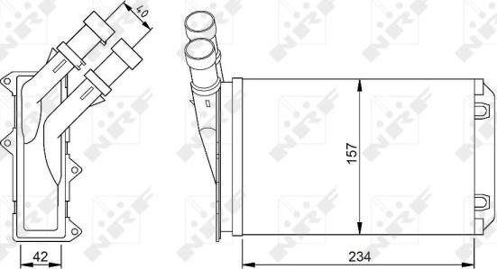 NRF 54308 - Lämmityslaitteen kenno parts5.com