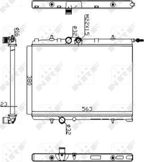 NRF 509524A - Radiator, engine cooling parts5.com