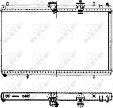 NRF 50442 - Hladilnik, hlajenje motorja parts5.com