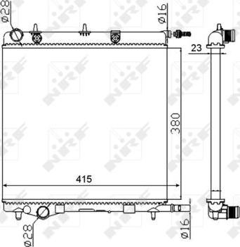 NRF 50430A - Radiator, racire motor parts5.com