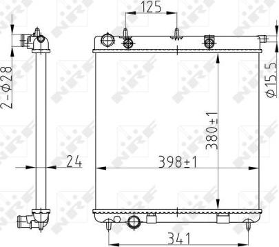 NRF 50429A - Radiator, racire motor parts5.com