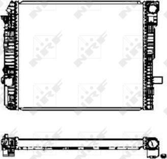 NRF 50587 - Chladič, chlazení motoru parts5.com