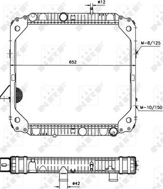 NRF 503474 - Radiator, engine cooling parts5.com