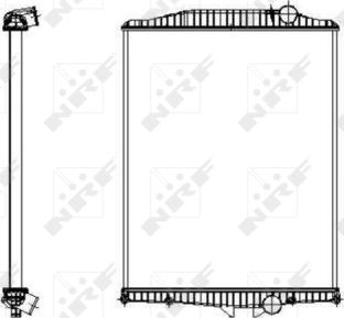 NRF 519701 - Radiator, racire motor parts5.com