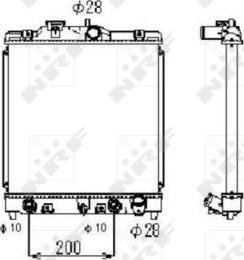 NRF 516356 - Radiator, racire motor parts5.com