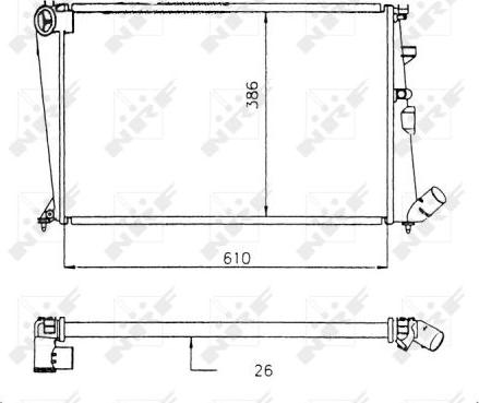 NRF 58914 - Hladilnik, hlajenje motorja parts5.com