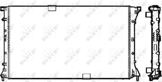 NRF 58331 - Radiateur, refroidissement du moteur parts5.com