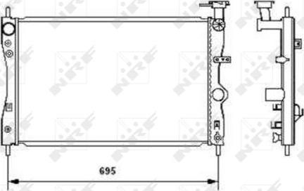 NRF 53464 - Radiator, racire motor parts5.com