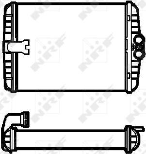 NRF 53552 - Izmenjivač toplote, grejanje unutrašnjeg prostora parts5.com